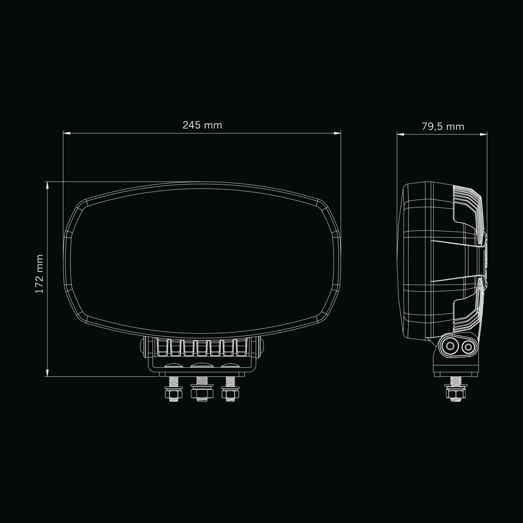 Firefly one oval Driving Light