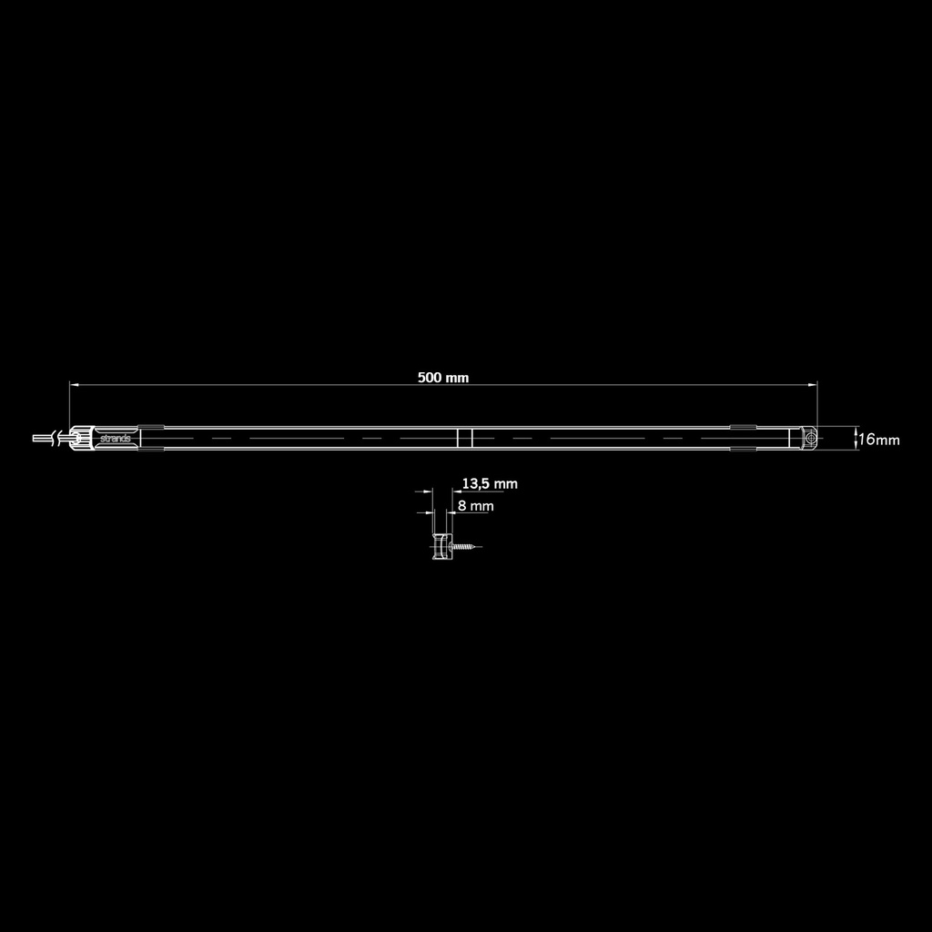 Unity LED interior lighting 953mm - Red