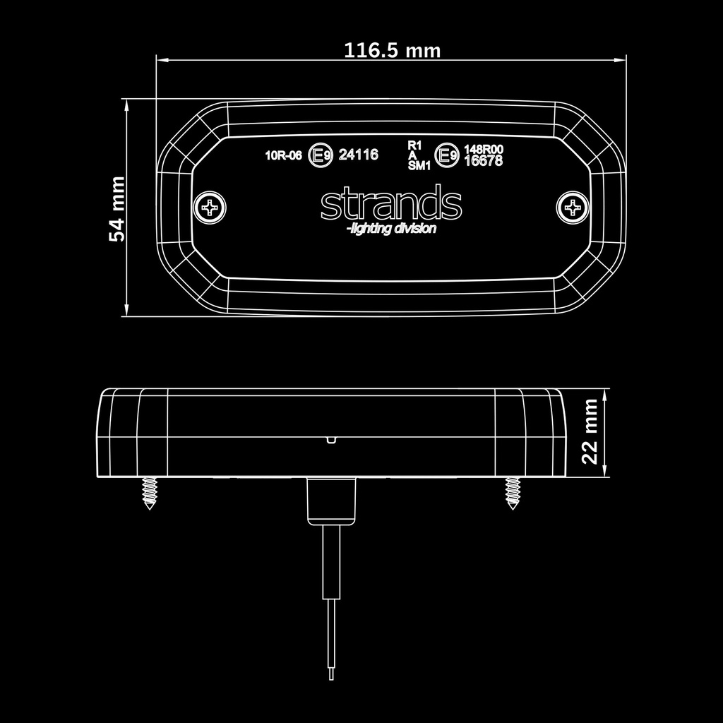 FOR9T SCALE Red Position Light