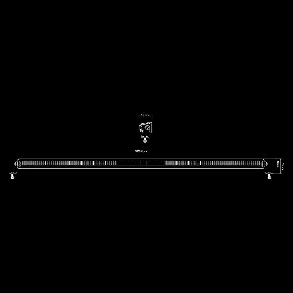 SIBERIA single row LED BAR 42"