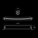 SIBERIA double row LED BAR 22 inch Curved