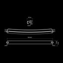 SIBERIA single row LED BAR 22 inch Curved