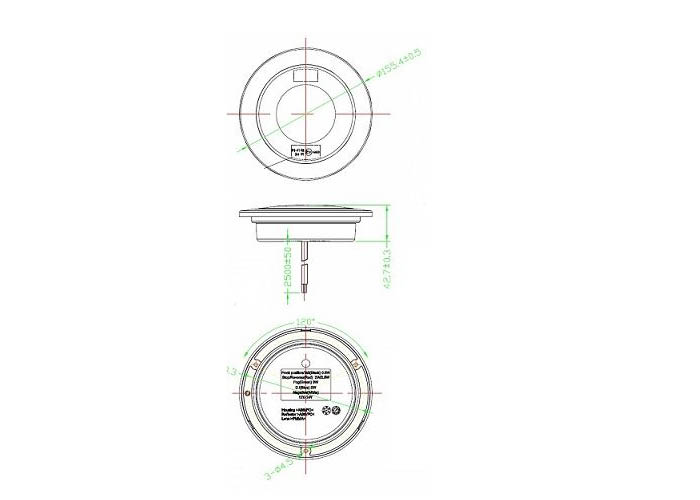 RED EYE - LED 3-chamber tail light 10-30V