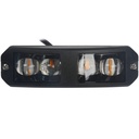 Lighthead 180° degrees AMBER LED 12-24V