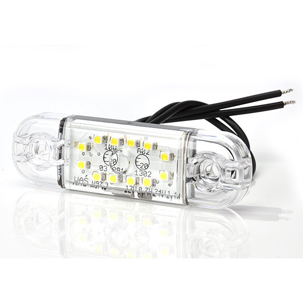 Slim position light white 12 LED's