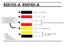 FLASH LED AMBER 12/24V  3-led's  850155-A surface mounting  