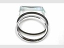 Chrome ring for rear lights 140mm