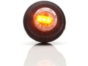 Side marker / tail light LED 12-24V amber diam.29 mm