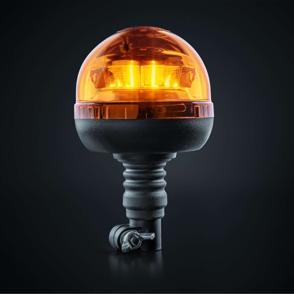 Big Energy Led Beacon Light - Amber Lens Pole Mount