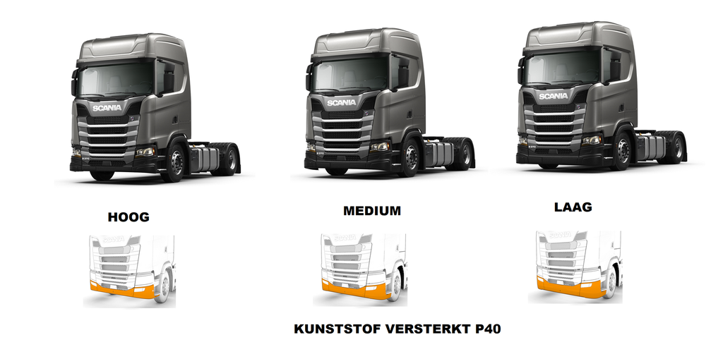 (RVS) (SLS27/W) LOW P40 Bumper LoBar - Scania R/S NextGen