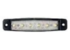 DASTERI MARKEERVERLICHTING 6-LED 24V - WIT