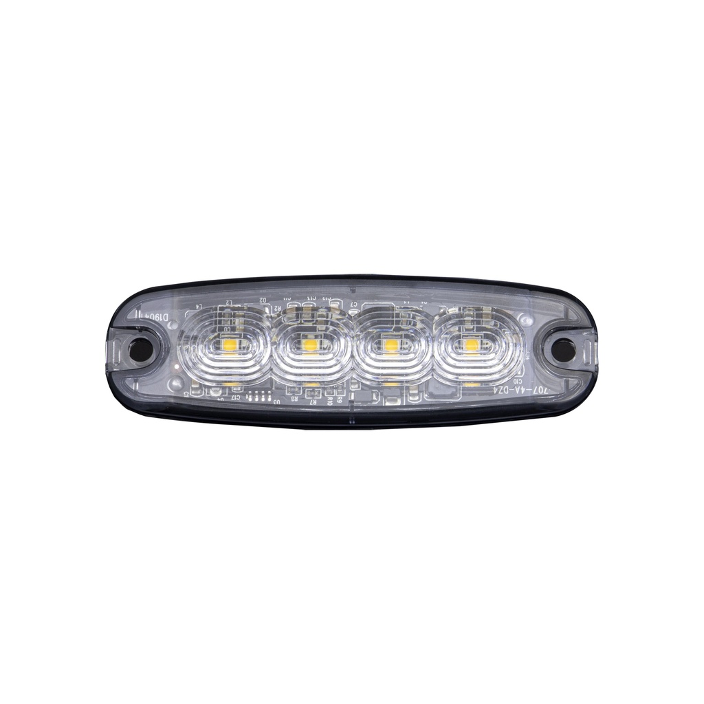 LED-flitser 9-30V 4-LED's Extradun - Oranje