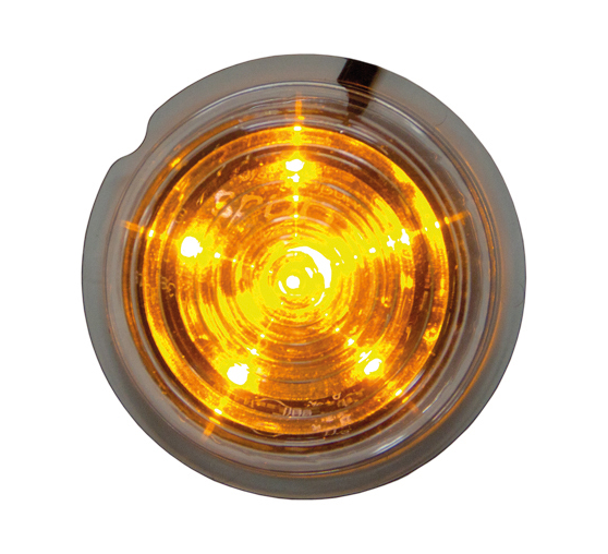 VIKING LED-UNIT ORANJE MET HELDER GLAS 12/24V