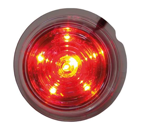 VIKING LED-UNIT ROOD MET HELDER GLAS 12/24V