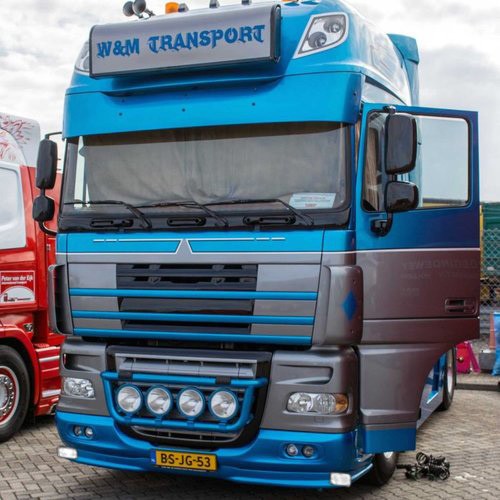 Bumperspoiler voor DAF XF 105 - Talmu Wit