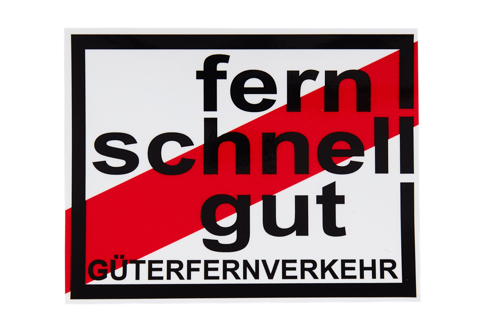 sticker -Fern Schnell Gut