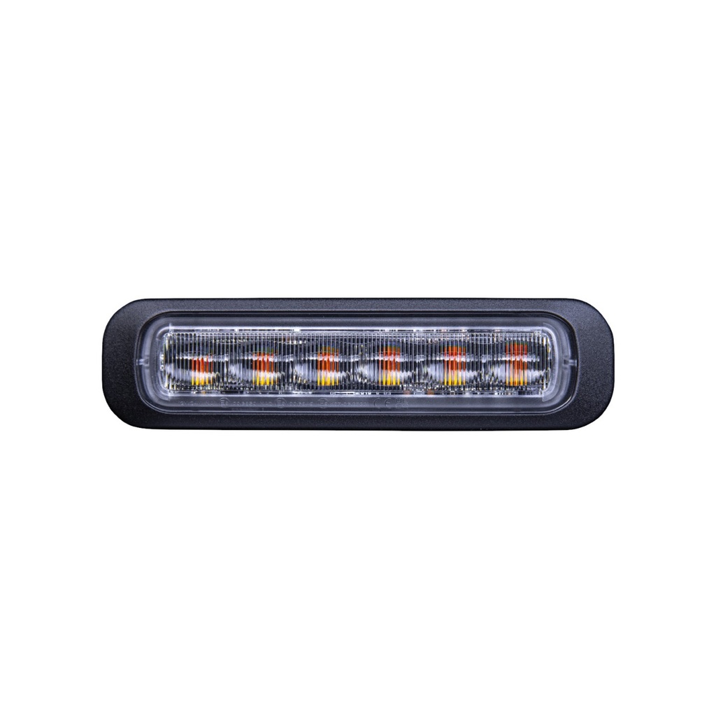 Dark Knight LED-flitser 6-LED oranje - heldere lens