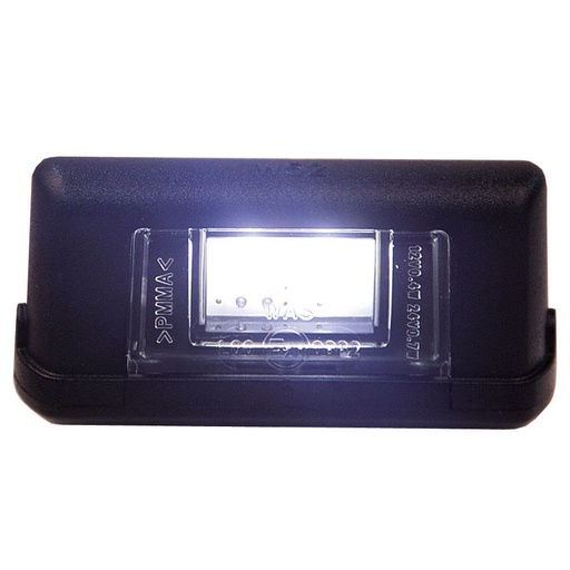 [5800032-S] Black License plate light 3 LED's