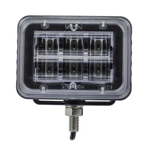 [5800219] Stroboscooplamp oranje 6x3W LED's - 800219