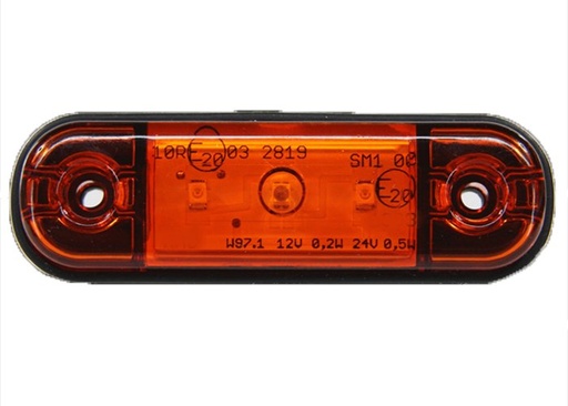 [5800340] WAS AMBER LED ZIJMARKERING 3-LED 12/24V