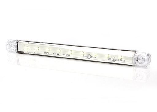 [5800348] LED sidemarker ultrathin mounting 9 LEDs 9-36V white