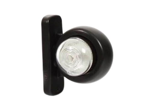 [5800191] EYEBALL LED POSITIELICHT ROOD/WIT 12/24V - VLAK