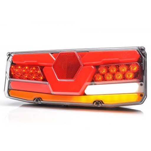 [580031402] 5-Chamber LED Tractor Taillight - Left - 12-24V